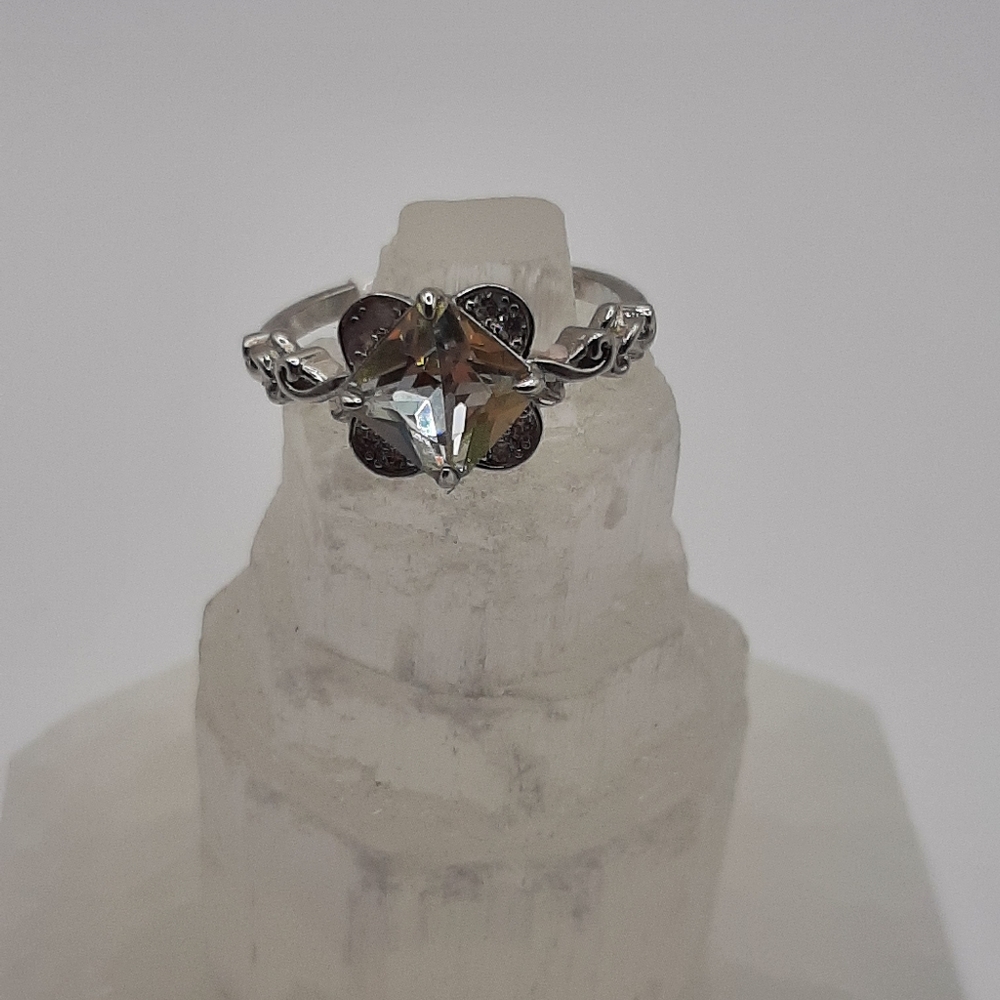 R1017 Country Cottage Ring Plated - Fragrant Jewels